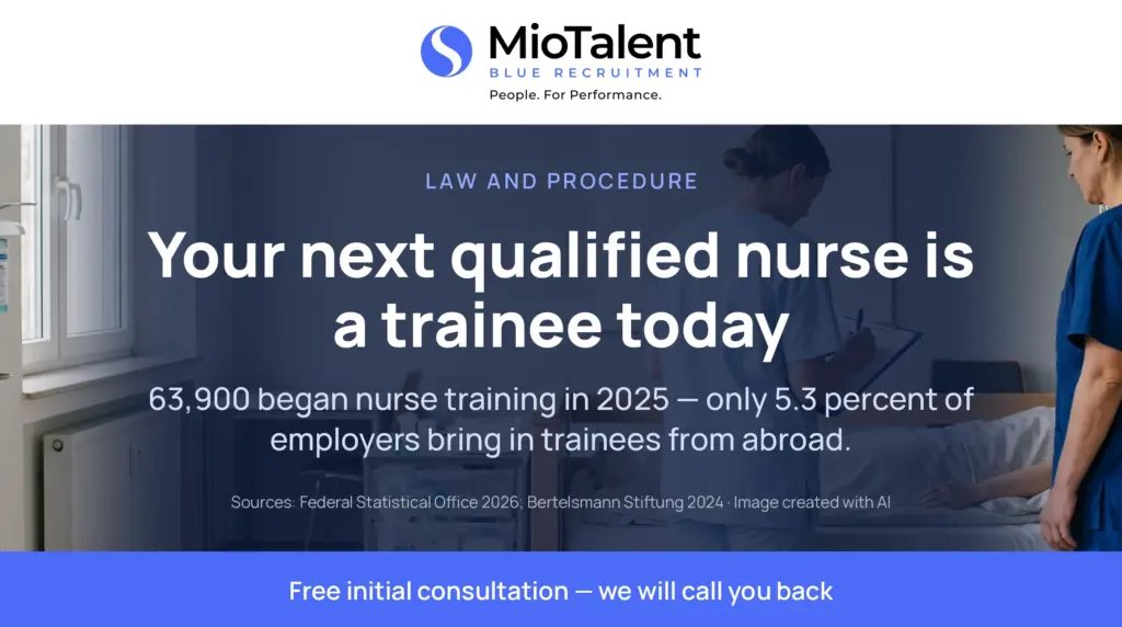 Nursing trainees from abroad: what your organisation needs