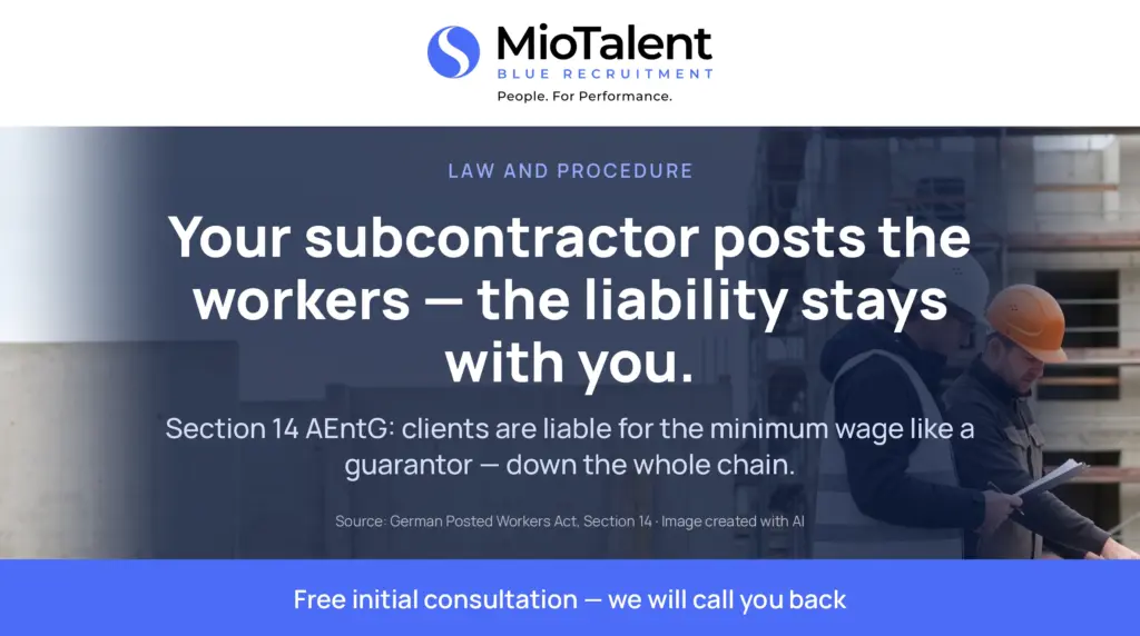 Posting, A1 and notification: what clients are liable for