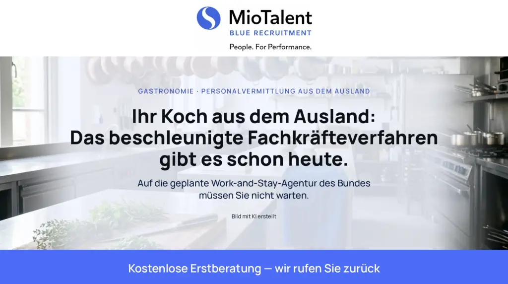 Work-and-Stay-Agentur: Warten Sie mit der Suche nicht darauf